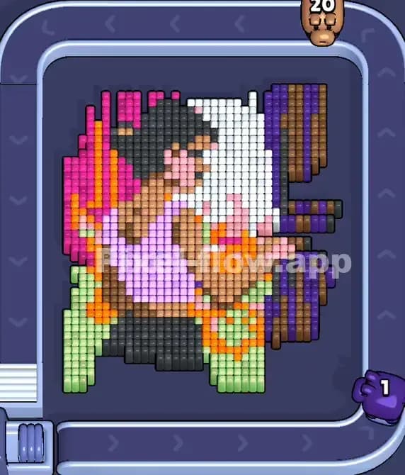 Pixel Flow Level 1882 Solution 1