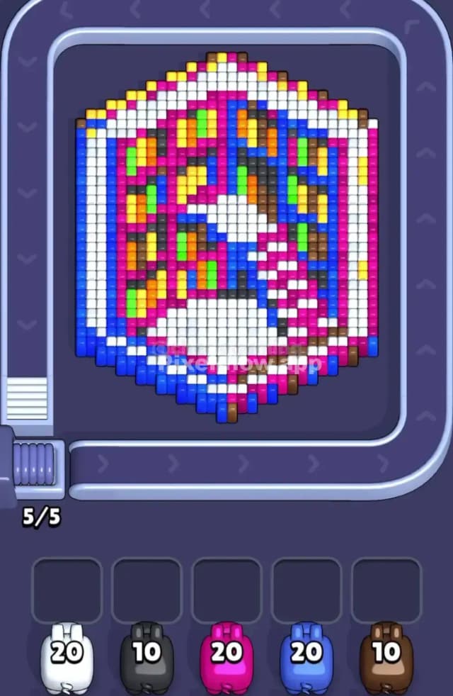 Pixel Flow Level 1875 Gameplay