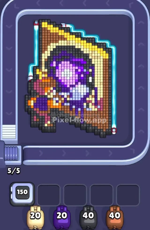 Pixel Flow Level 1807 Gameplay
