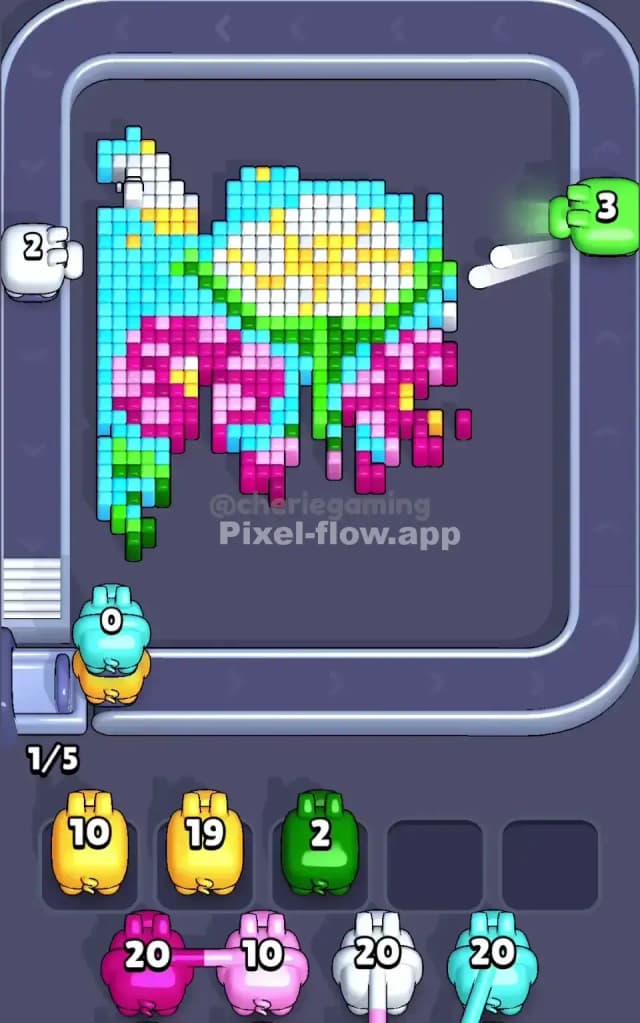 Pixel Flow Level 543 Solution 2