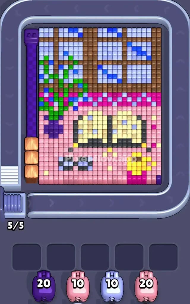 Pixel Flow Level 374 Gameplay