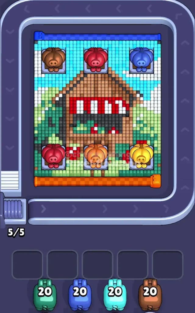 Pixel Flow Level 792 Gameplay