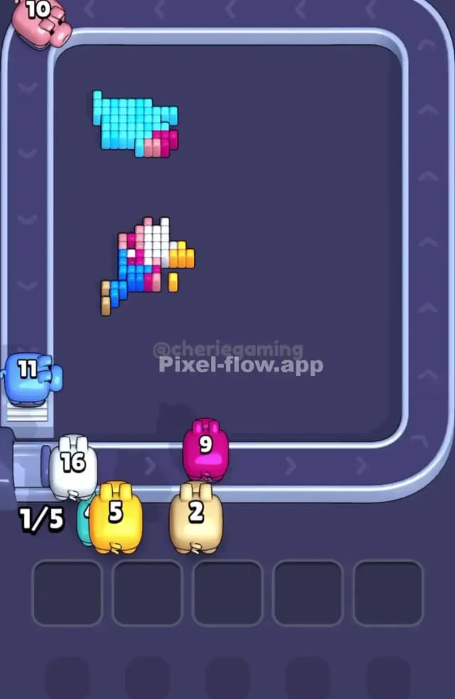 Pixel Flow Level 1872 Solution 3