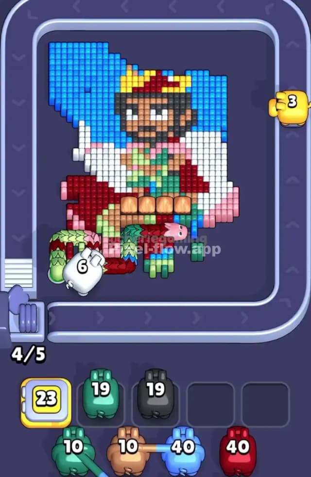 Pixel Flow Level 1818 Solution 1