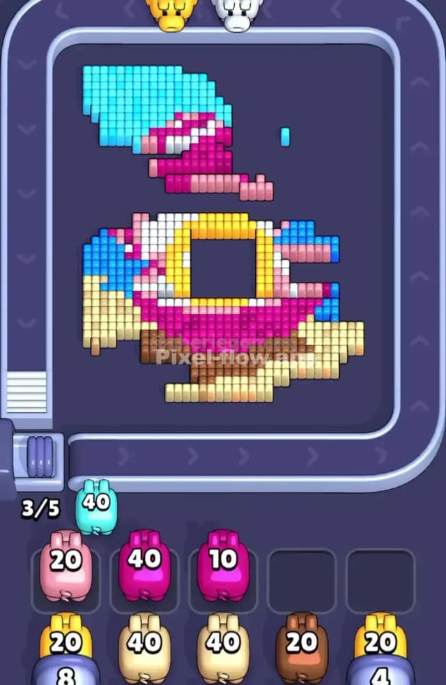 Pixel Flow Level 1872 Solution 2