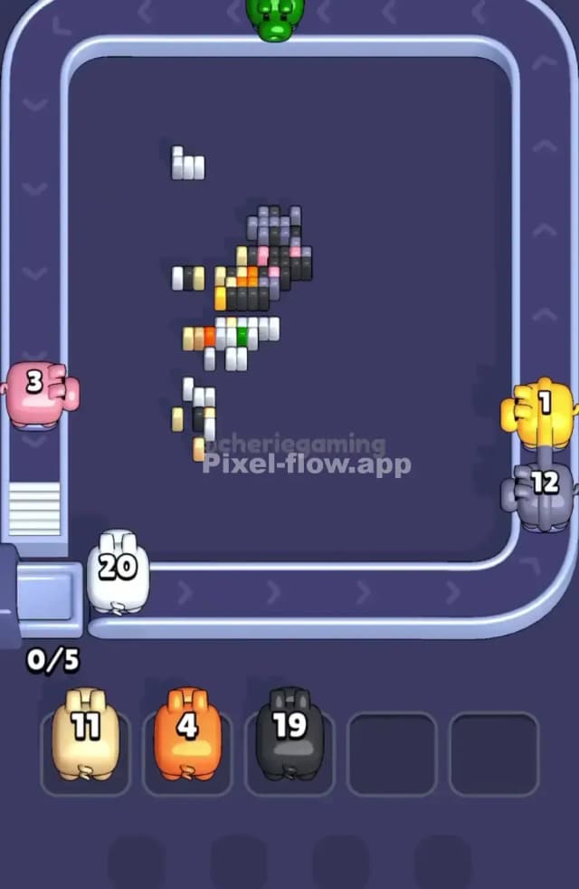 Pixel Flow Level 1894 Solution 3