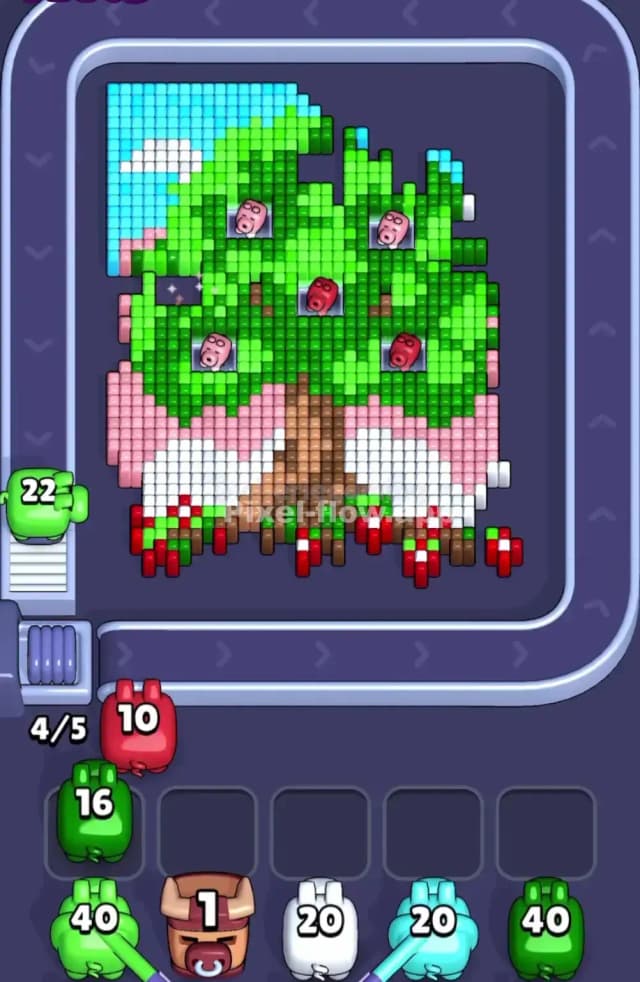 Pixel Flow Level 1662 Solution 1