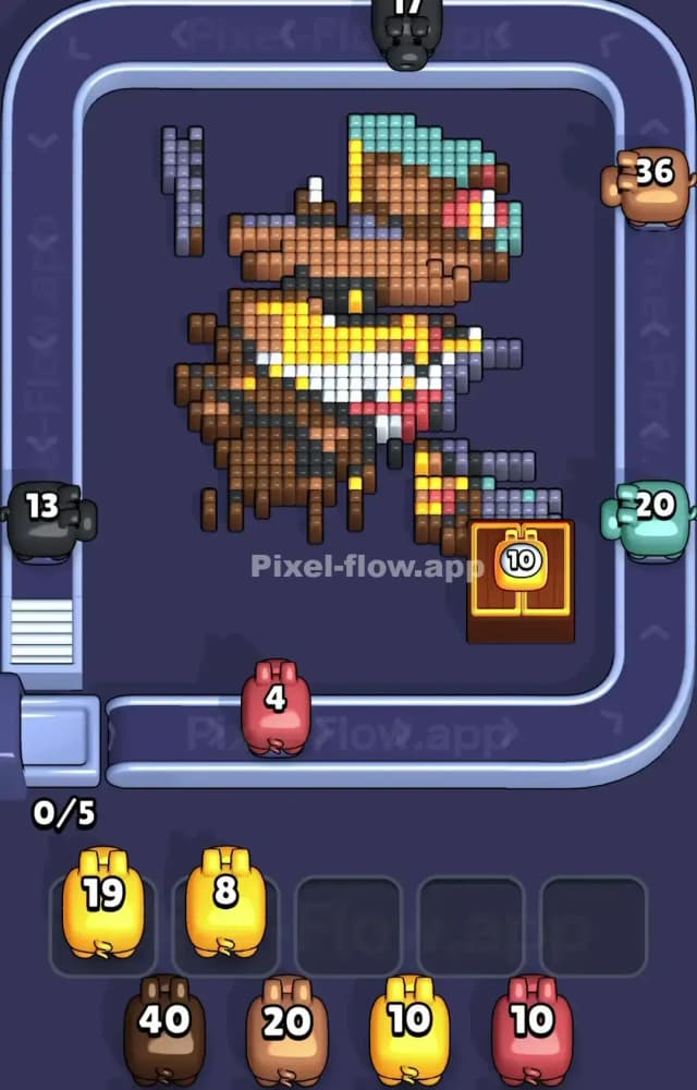 Pixel Flow Level 1534 Solution 2