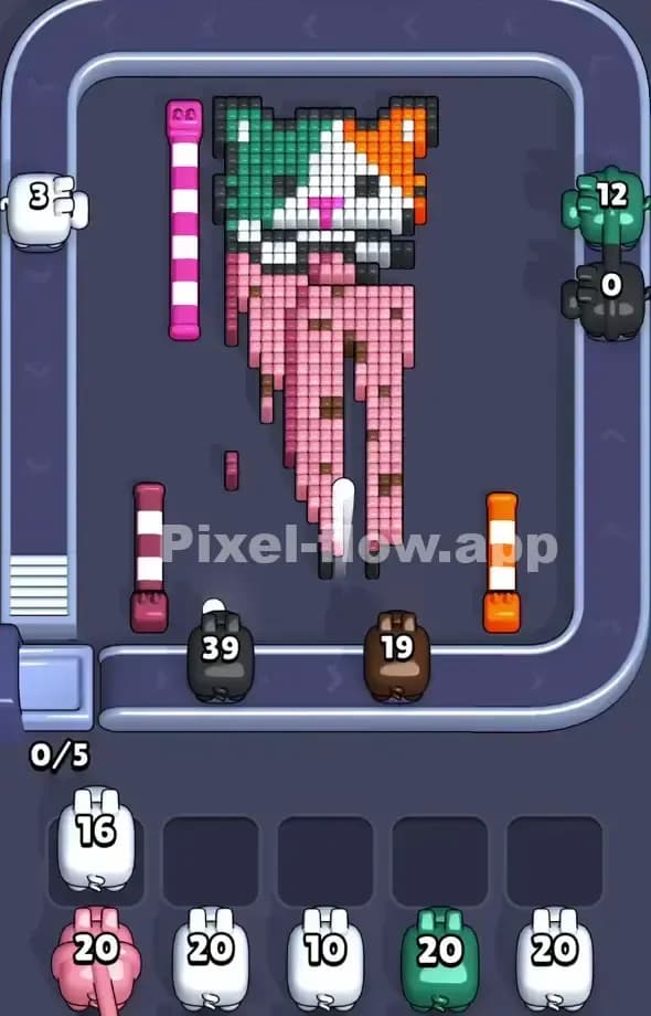 Pixel Flow Level 508 Solution 2