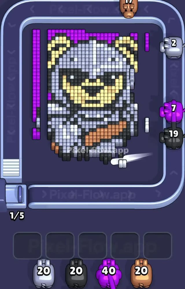 Pixel Flow Level 1508 Solution 2