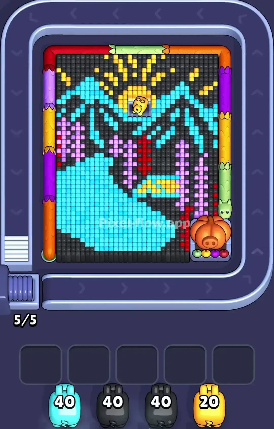 Pixel Flow Level 1175 Screenshot