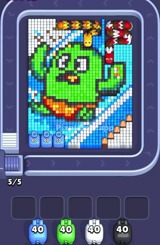Pixel Flow Level 1828 Gameplay