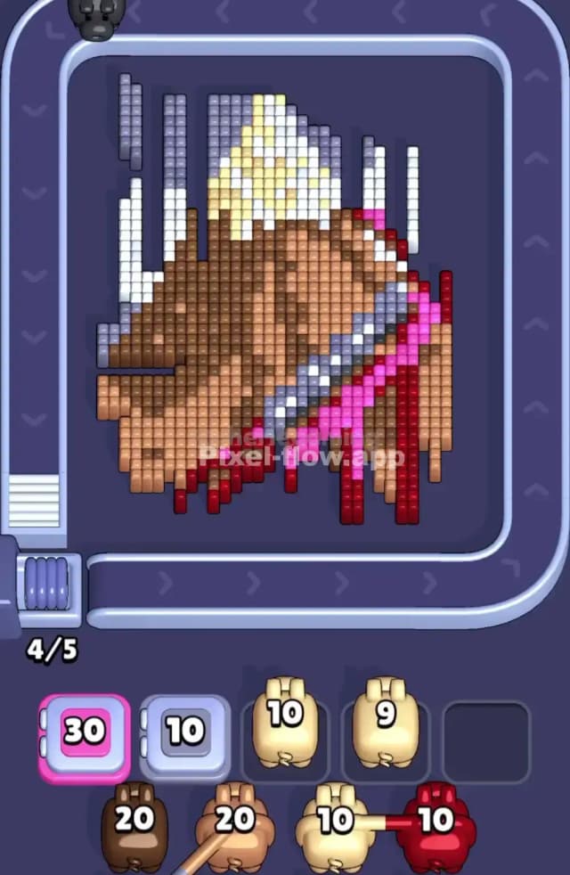 Pixel Flow Level 1899 Solution 1
