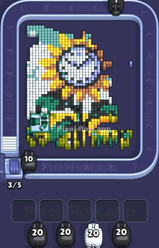 Pixel Flow Level 1528 Solution 1