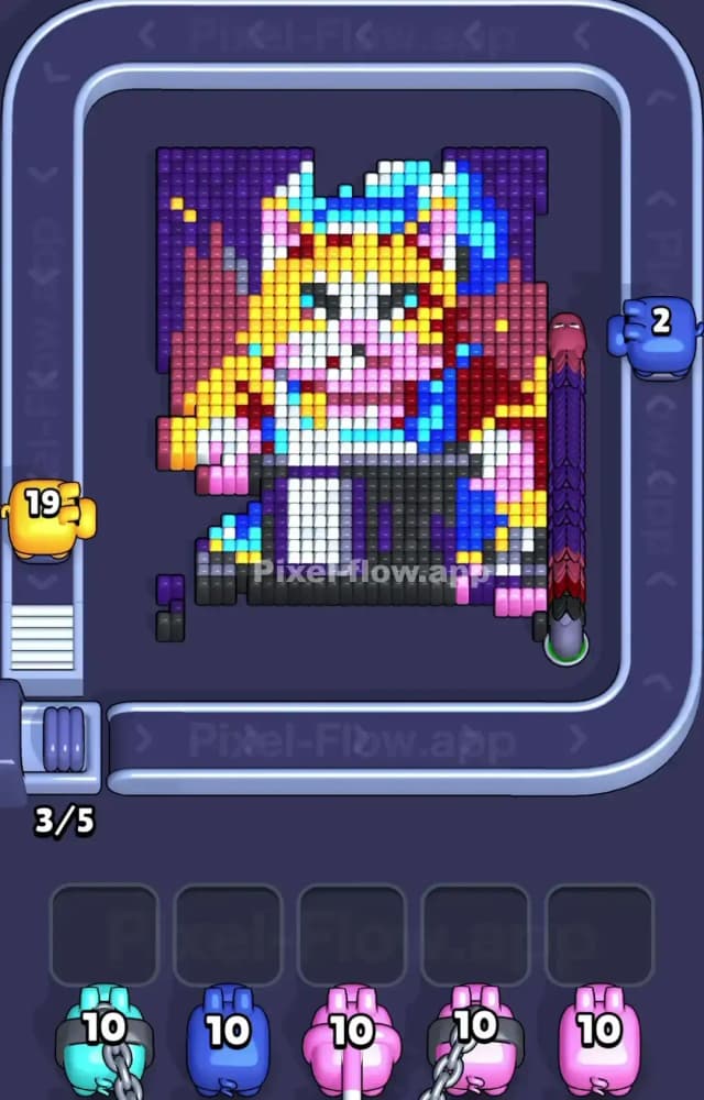 Pixel Flow Level 1516 Solution 1