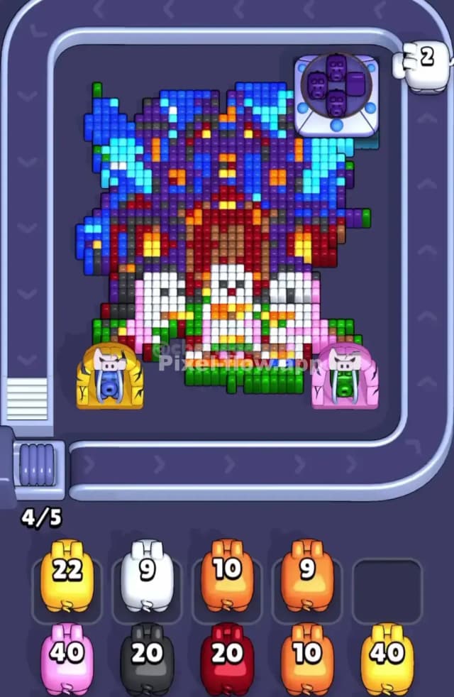Pixel Flow Level 1829 Solution 1