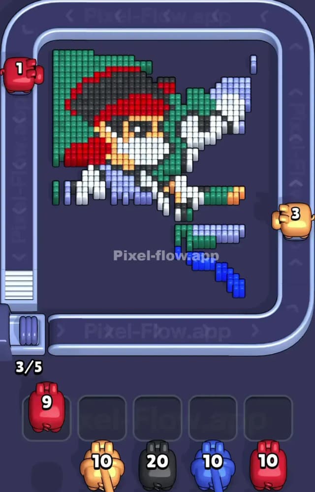 Pixel Flow Level 1161 Solution 2