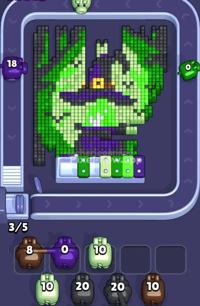 Pixel Flow Level 1635 Solution 1