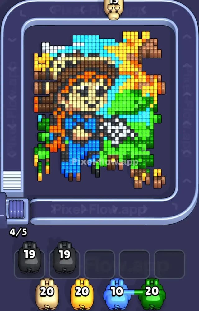 Pixel Flow Level 1409 Solution 1