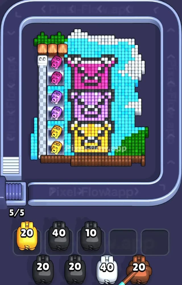 Pixel Flow Level 1475 Solution 1