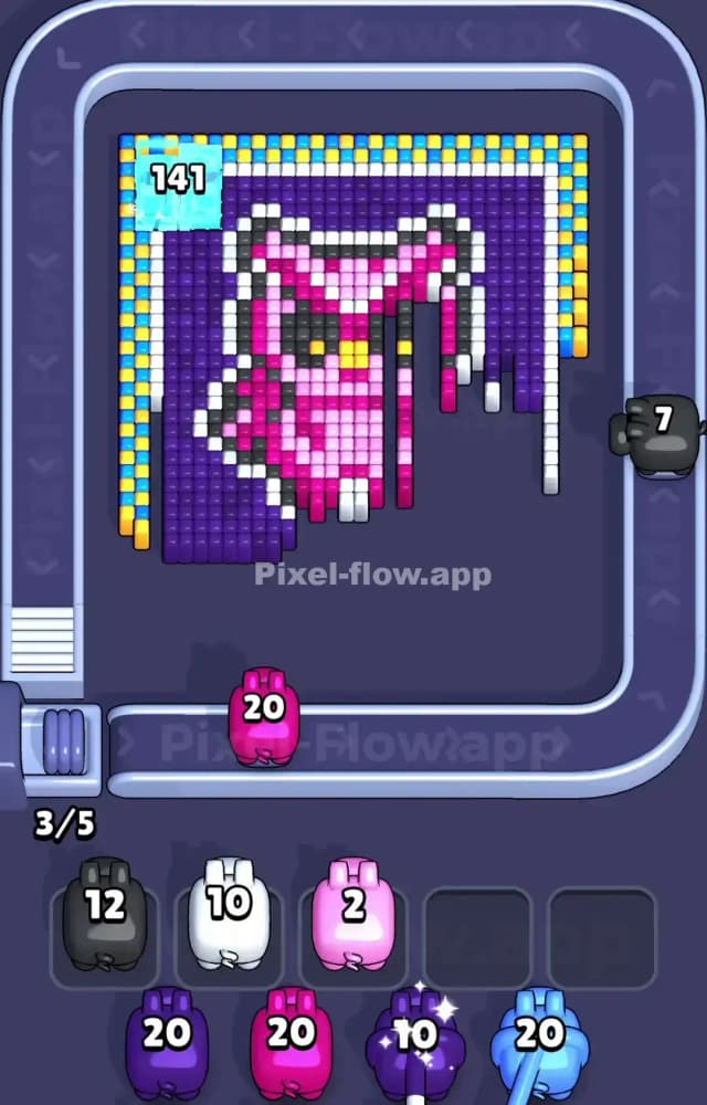 Pixel Flow Level 1040 Solution 2