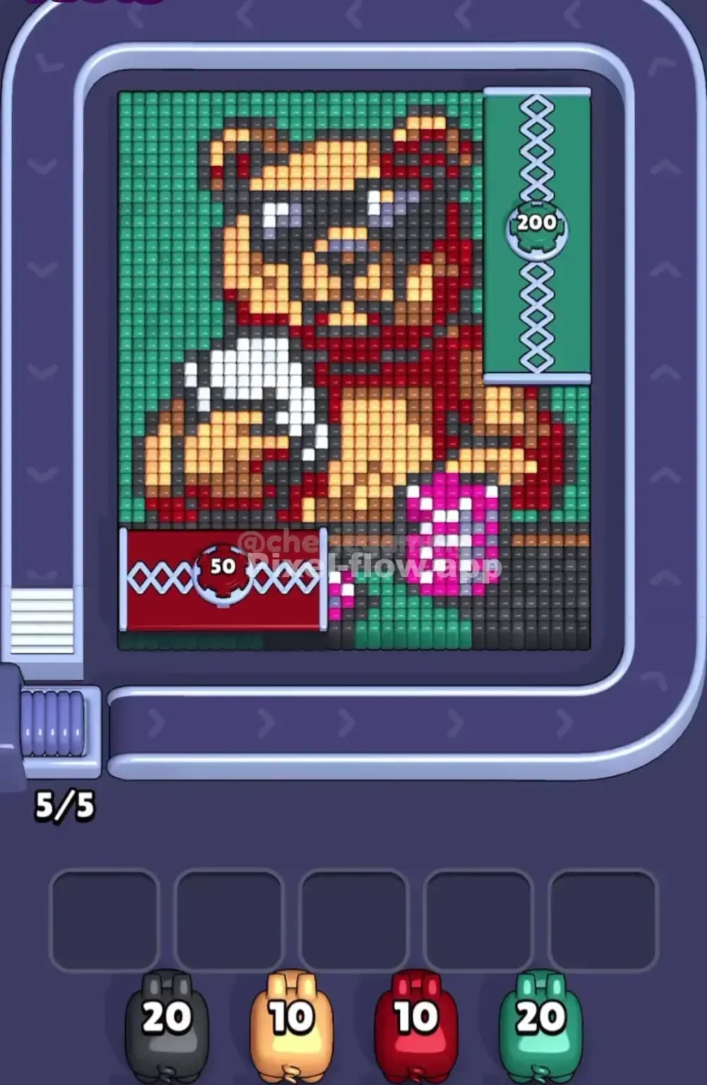 Pixel Flow Level 1666 Screenshot