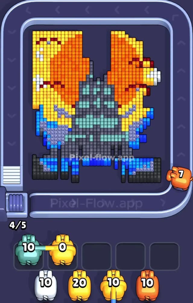 Pixel Flow Level 843 Solution 1