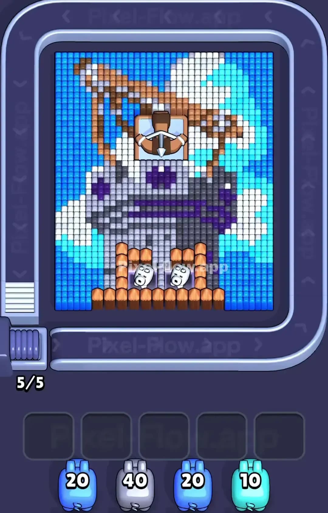 Pixel Flow Level 1554 Screenshot