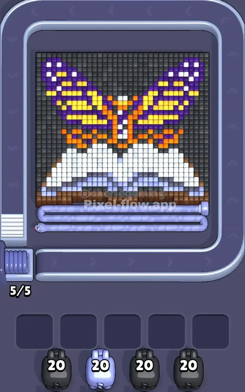 Pixel Flow Level 489 Screenshot