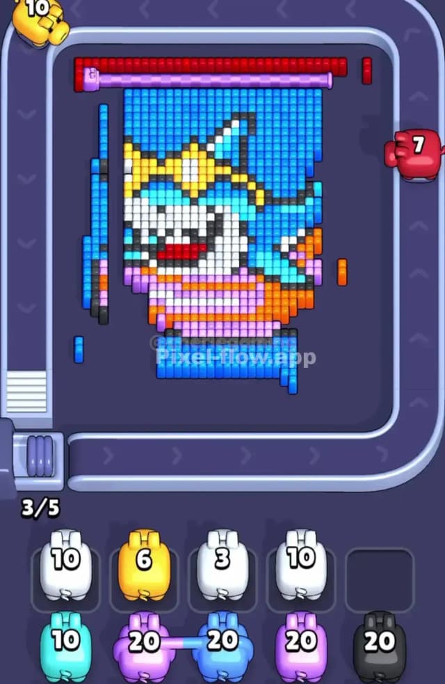 Pixel Flow Level 1853 Solution 1