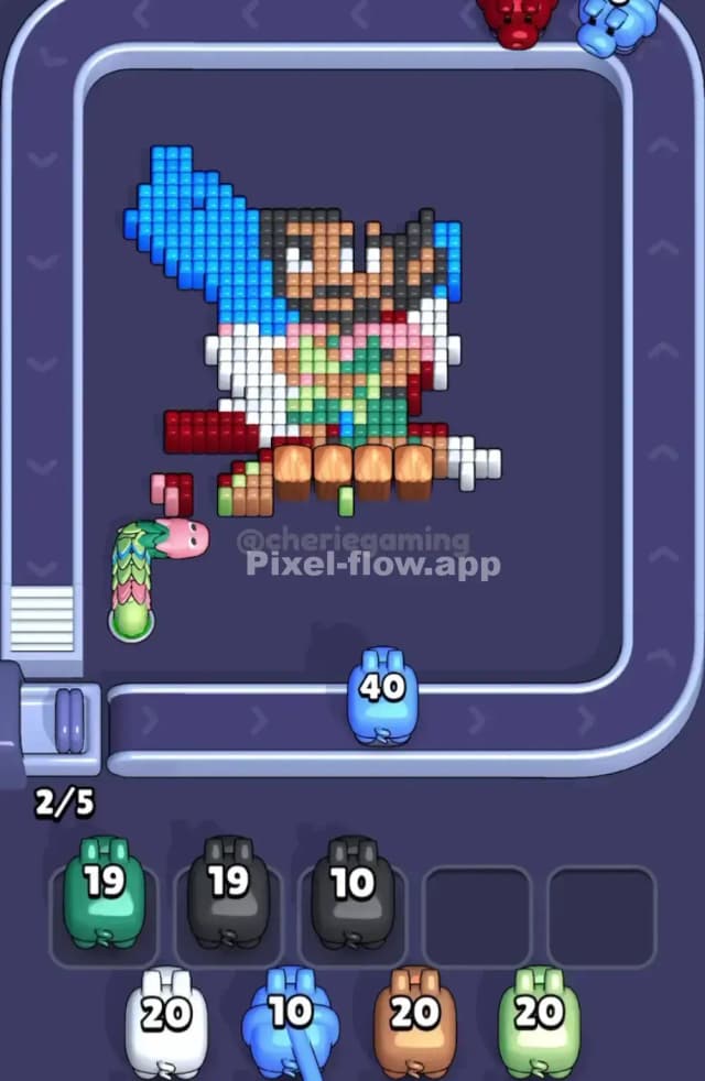 Pixel Flow Level 1818 Solution 2
