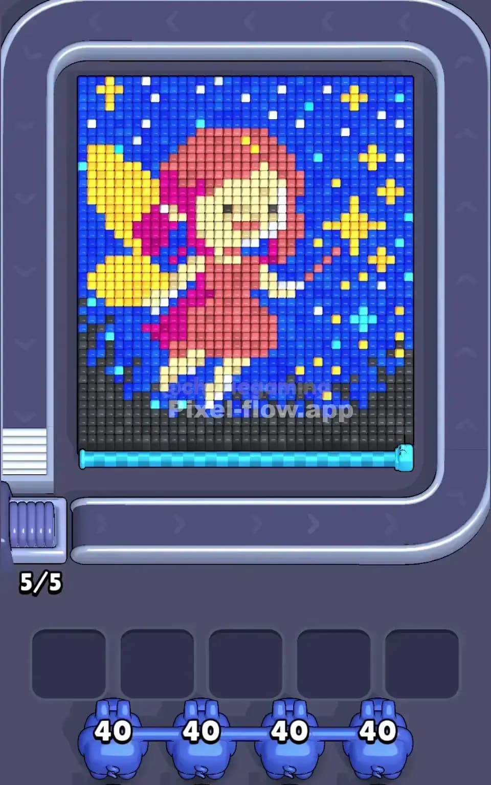 Pixel Flow Level 485 Screenshot