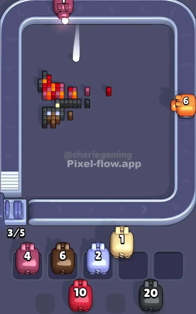 Pixel Flow Level 346 Solution 3