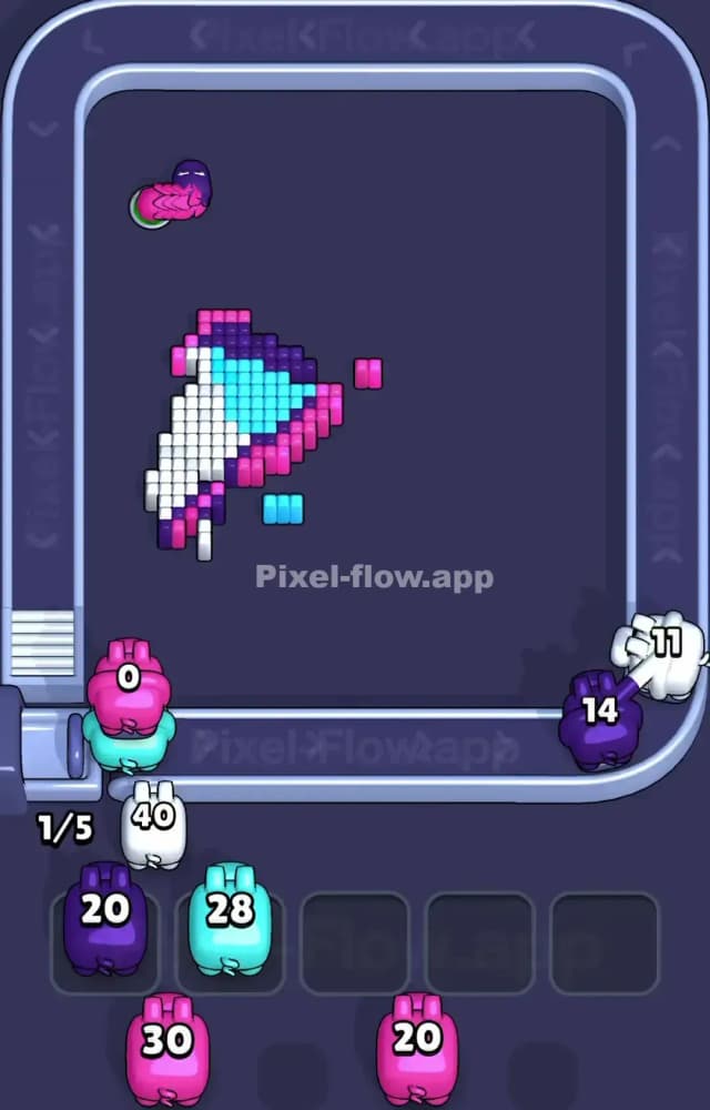 Pixel Flow Level 1411 Solution 3