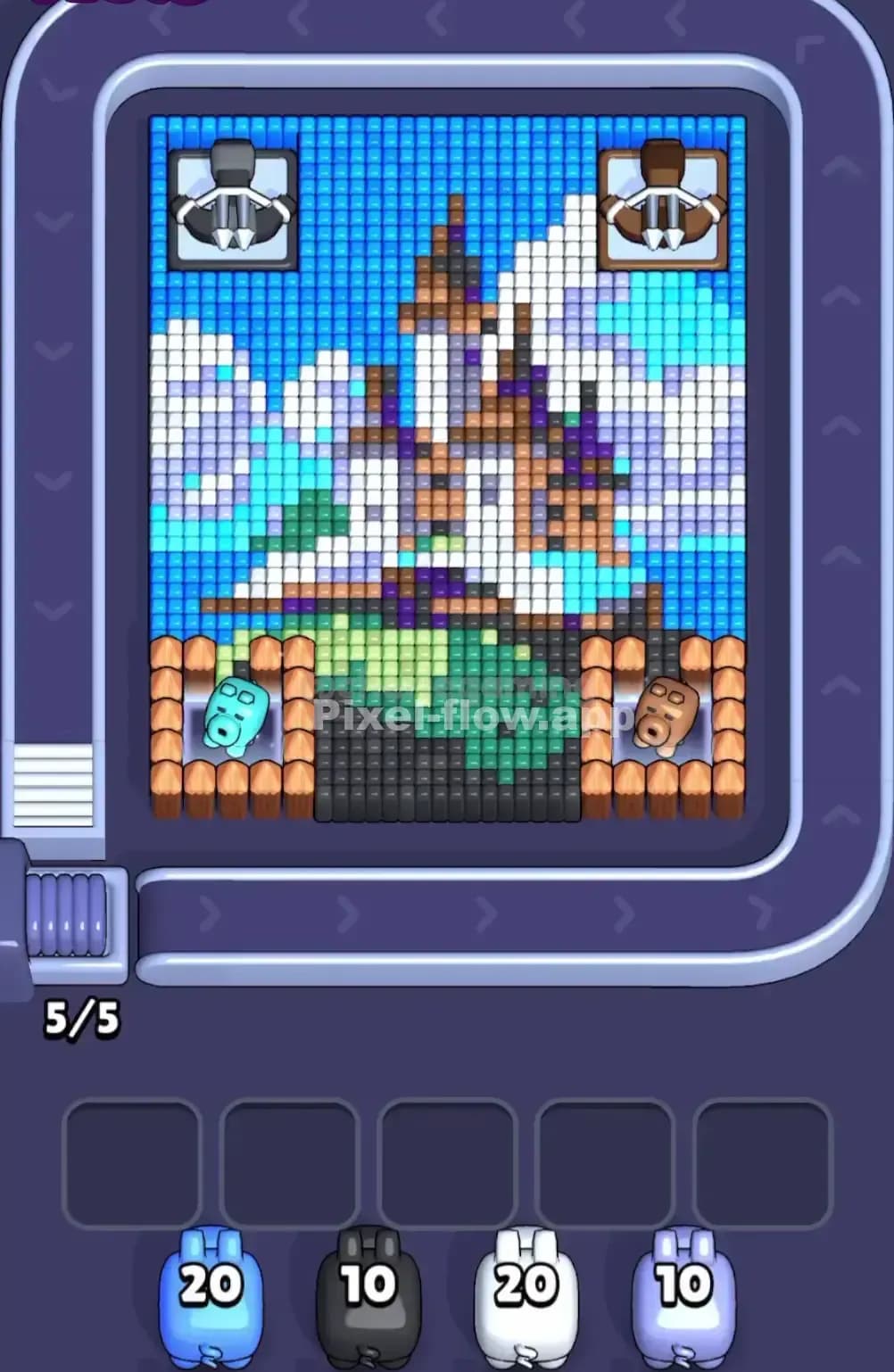 Pixel Flow Level 1676 Screenshot