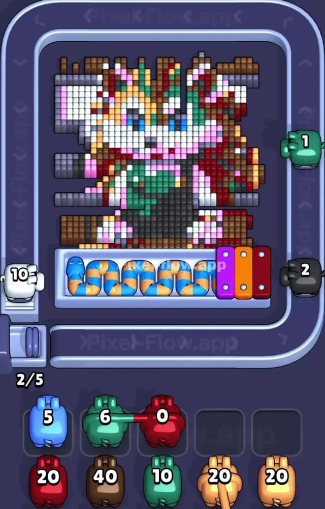 Pixel Flow Level 1500 Solution 1