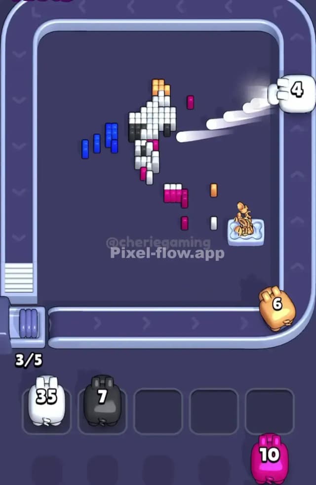 Pixel Flow Level 1697 Solution 3