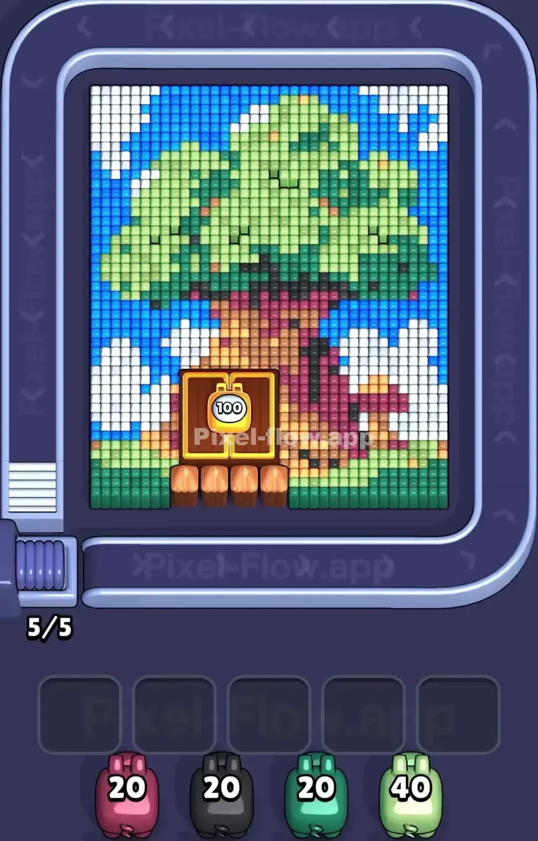 Pixel Flow Level 1510 Screenshot