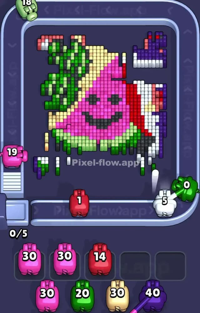 Pixel Flow Level 1515 Solution 2
