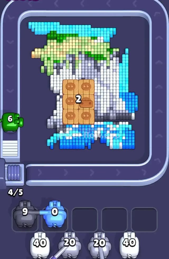 Pixel Flow Level 1668 Solution 1