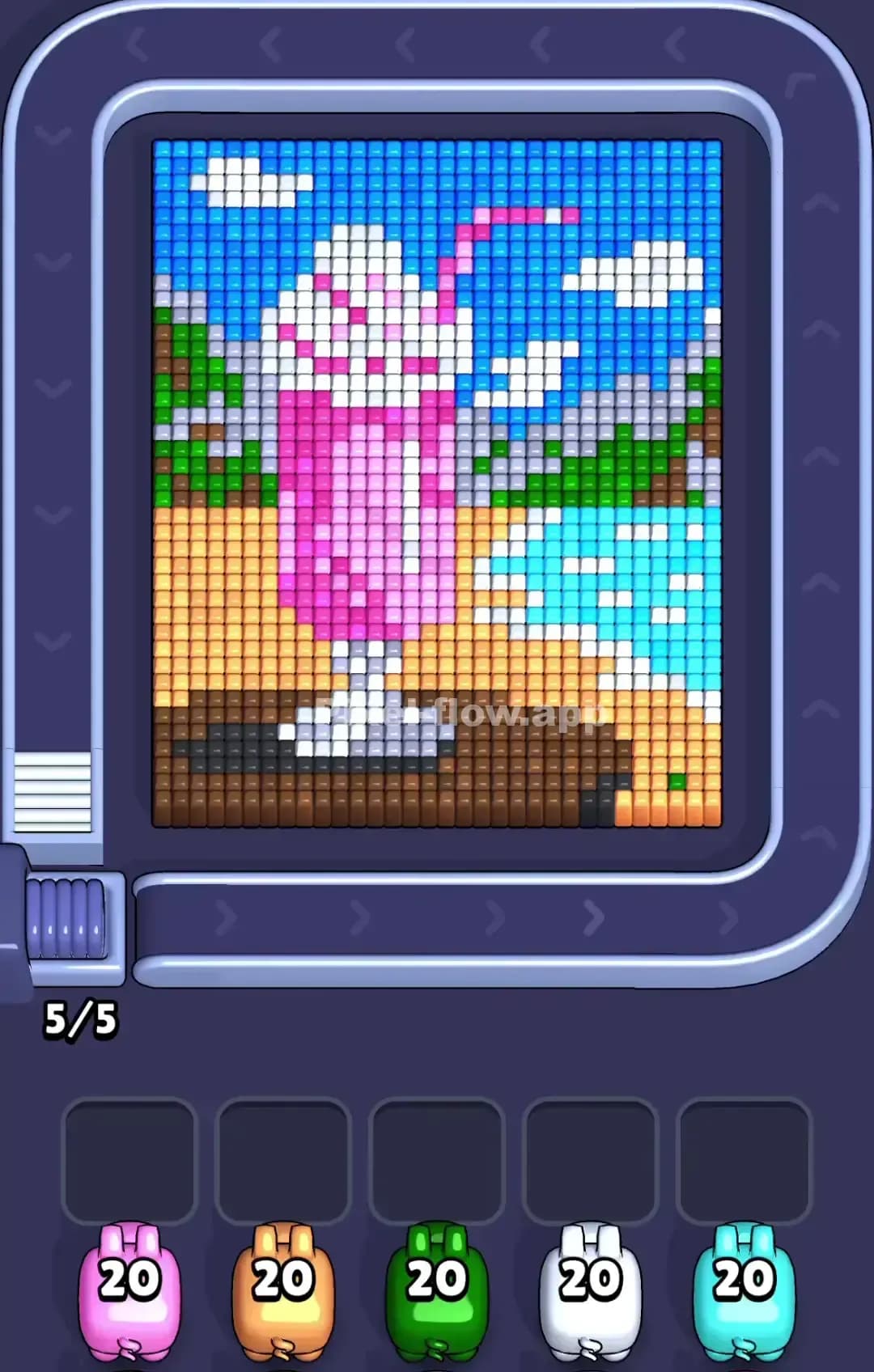 Pixel Flow Level 840 Screenshot