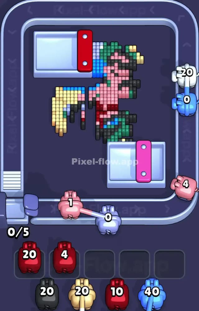 Pixel Flow Level 1490 Solution 2