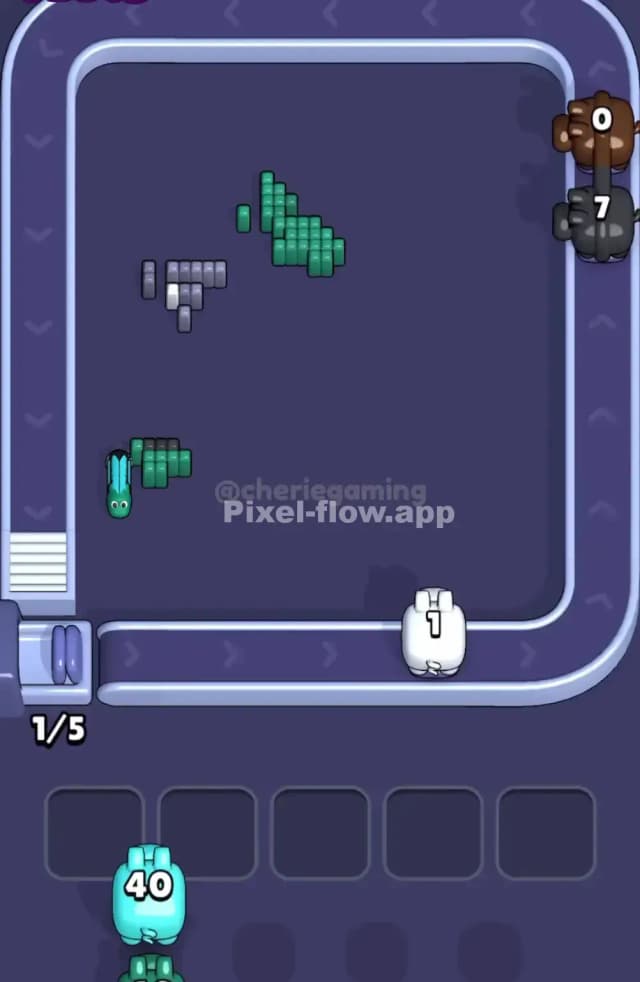 Pixel Flow Level 1672 Solution 3