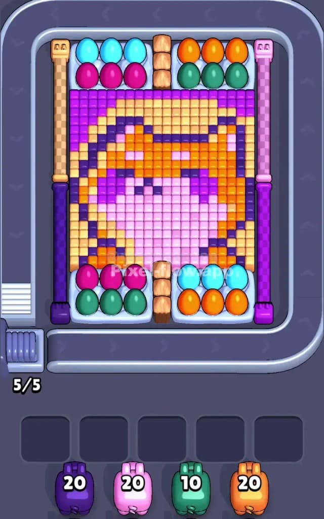 Pixel Flow Level 644 Gameplay