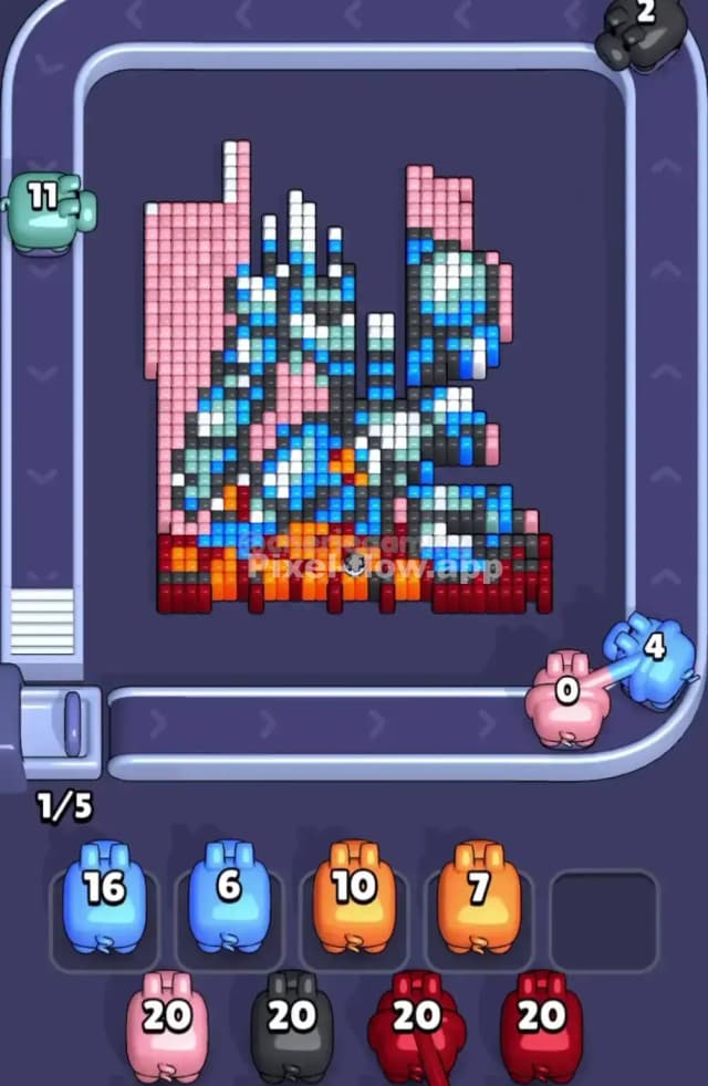 Pixel Flow Level 1812 Solution 2