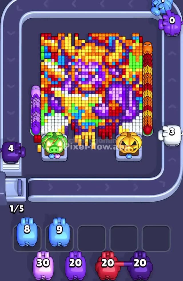 Pixel Flow Level 1822 Solution 1