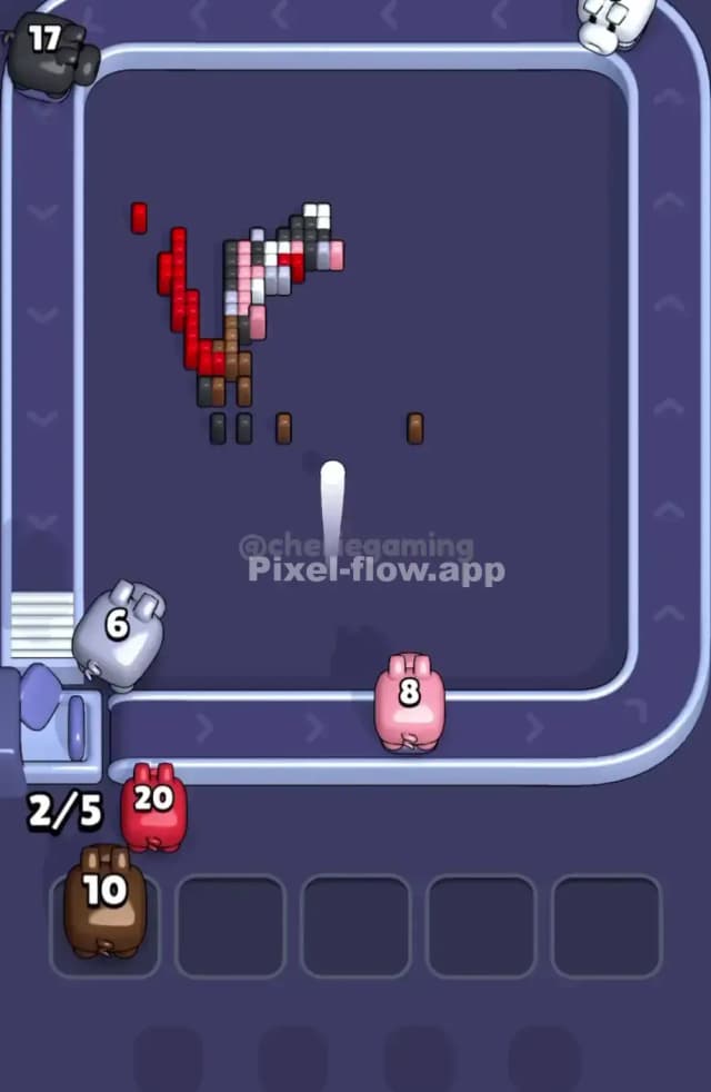 Pixel Flow Level 1841 Solution 3