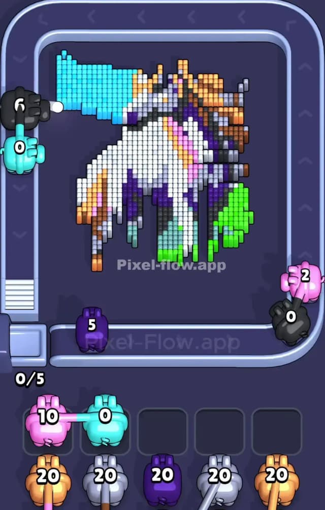 Pixel Flow Level 842 Solution 2