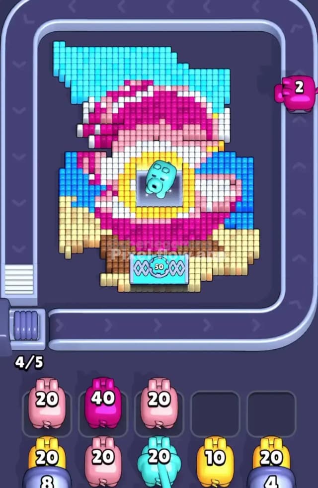 Pixel Flow Level 1872 Solution 1