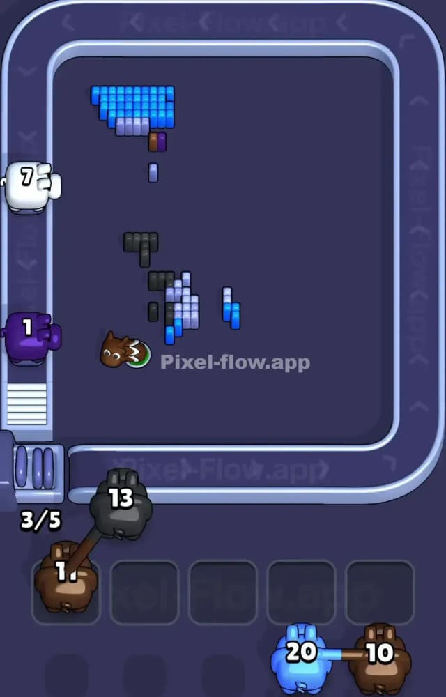 Pixel Flow Level 1537 Solution 3